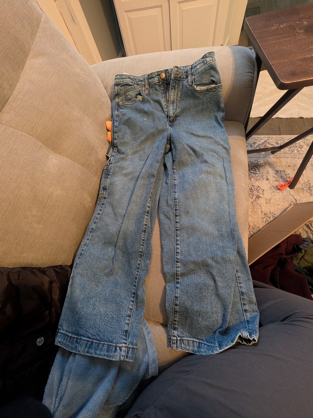 Universal Thread Women's Medium Blue Wide-Leg Flare Jeans
